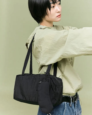 [1st Re-release] (ORIGINAL) Brick Nylon Boston Bag (black)