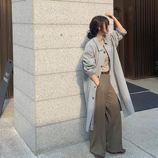 Premium Wash Trench Coat