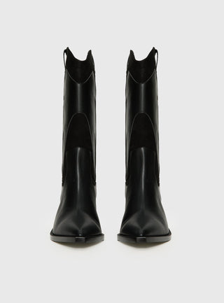 Takes You Far Cowboy Boot Black
