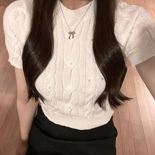Mini ribbon necklace