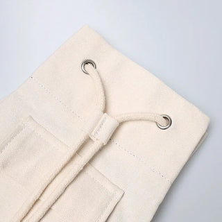 Canvas pocket sling bag