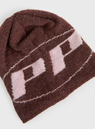 Rhiara Beanie Brown  Pink