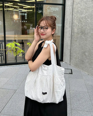 Dot Shirring Eco Bag