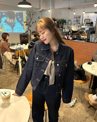 Standard cropped denim jacket