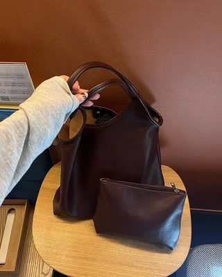 Eco-leather Triangle Shoulder Bag