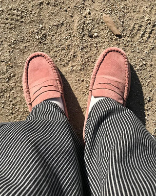 Suede loafers