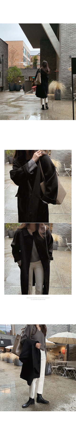 Slim cashmere ribbed knit - 4 colors
