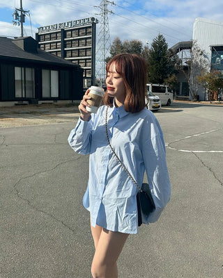Basic long-sleeve shirt