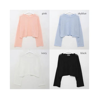 See-through round knit