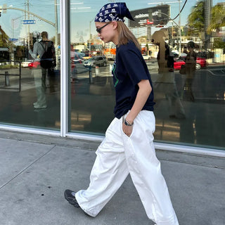 Unisex Wide-Leg Cotton Pants