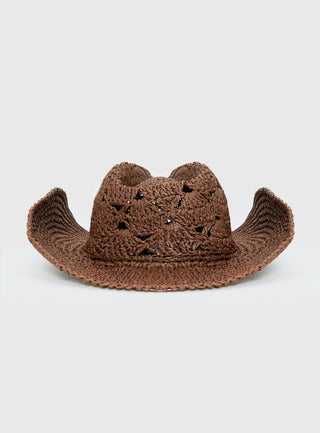 Anistyn Woven Cowboy Hat Tan