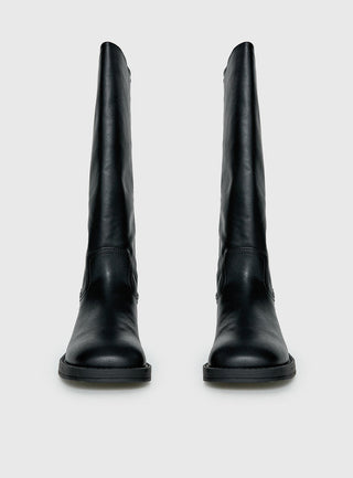 Madisson Knee High Boots Black
