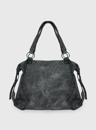 Brittin Stud Detail Shoulder Bag Black