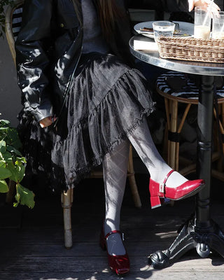 Checkered stockings