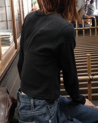 Crop Long Sleeve T-Shirt