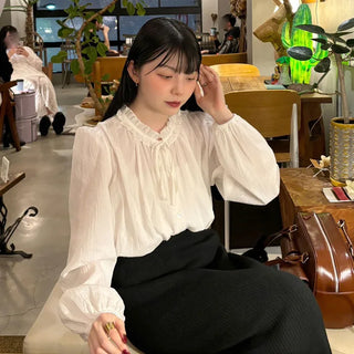 Shirred blouse