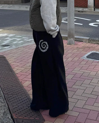 Hip-stitch sweatpants