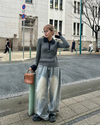 Two-tone knit