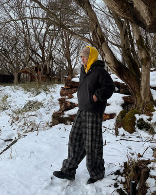 Half-neck button fleece