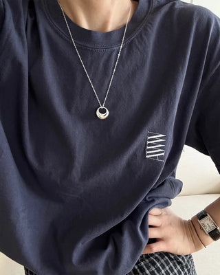 Volume ring necklace