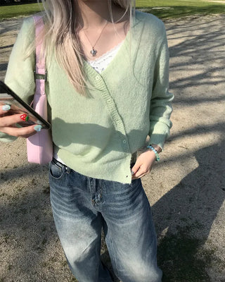 See-through cardigan