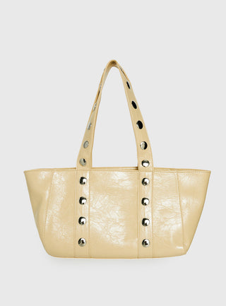 Fever Dreams Eyelet Shoulder Bag Yellow