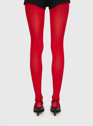 Harpur Tights Red