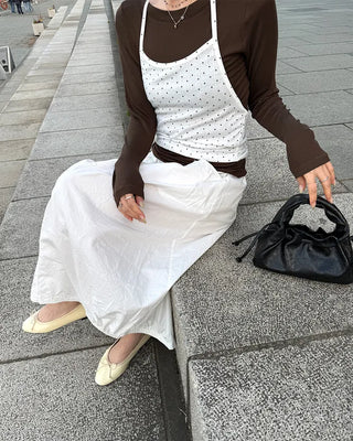 Gathered drawstring shoulder bag
