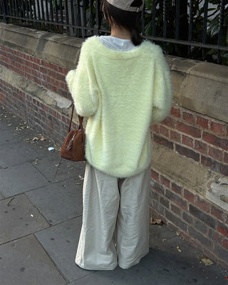 Shaggy cardigan