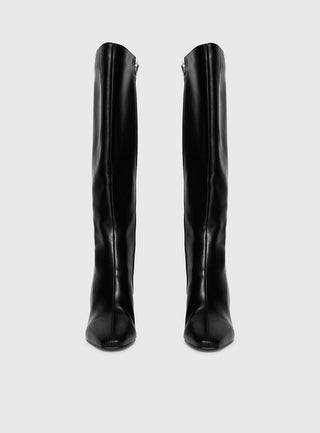 Sawyer Knee High Boots Black