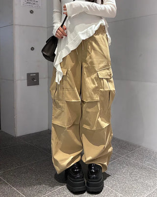 Waist String Cargo Pants