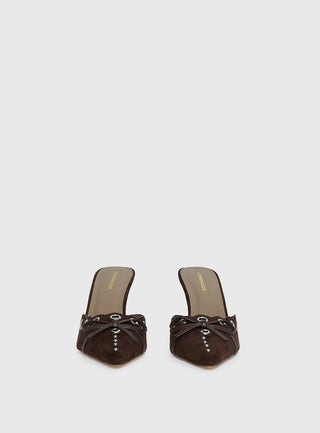 Charisma Pointed Toe Heels Brown