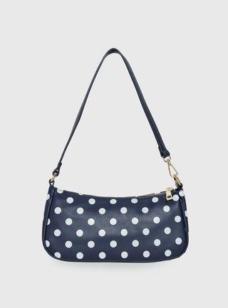 Peta & Jain Piper Bag Navy Polka