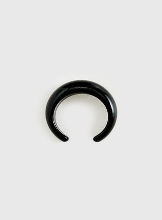 Keera Resin Cuff Black