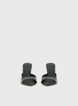 Let Love In Peep Toe Heels Black