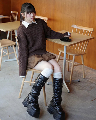 Oversized Cable Knit