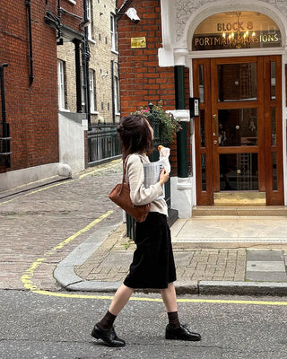 Suede Square Bag