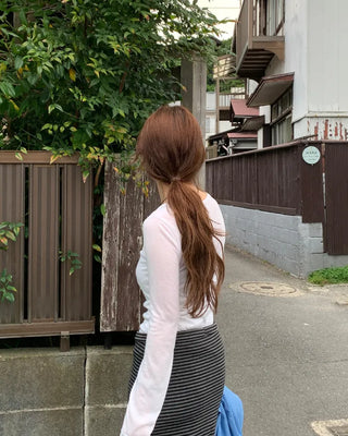 Round neck Tencel T-shirt