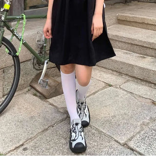 Mesh two-tone sneakers