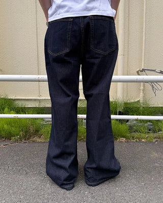 Wide selvedge denim pants