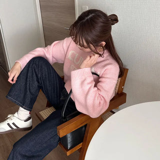 Lettering Point Knit