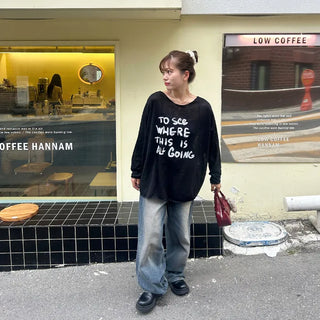 See-through logo T-shirt