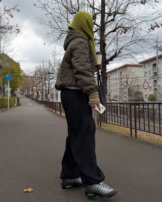 Tencel wide-leg pants