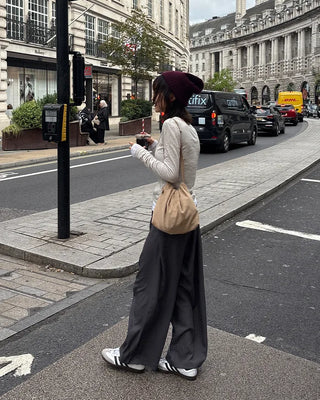 Side-button slacks