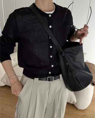 Lightweight long-sleeved cardigan