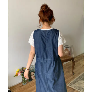 Flower short-sleeved T-shirt
