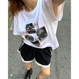 Frill Track Shorts
