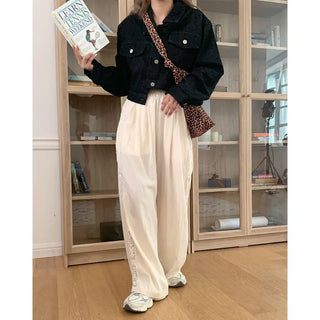 Lace nylon pants