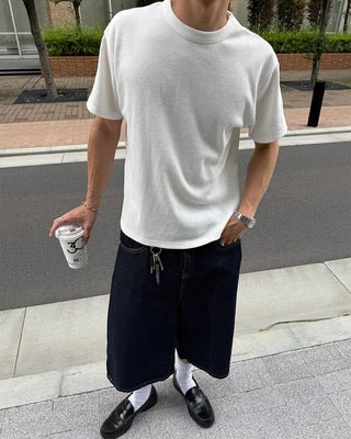 Selvedge Bermuda shorts