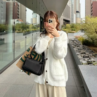Loose-fit cardigan